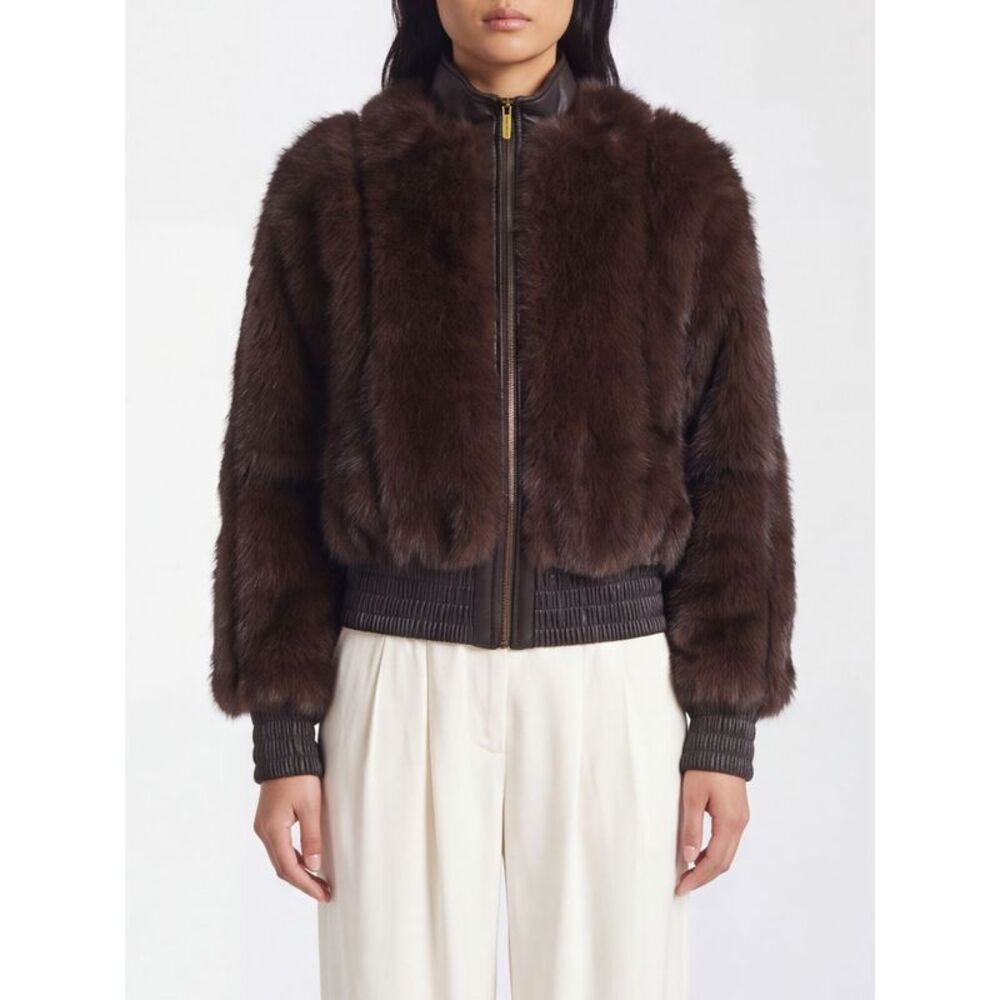 Zimmermann Women Fur Coat Woman Zimmermann